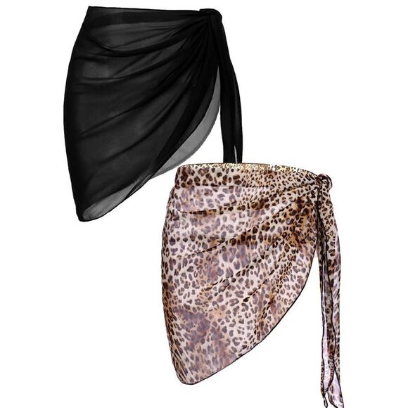 Set of 2 Beach Sarong Wraps - Picture 1 of 5